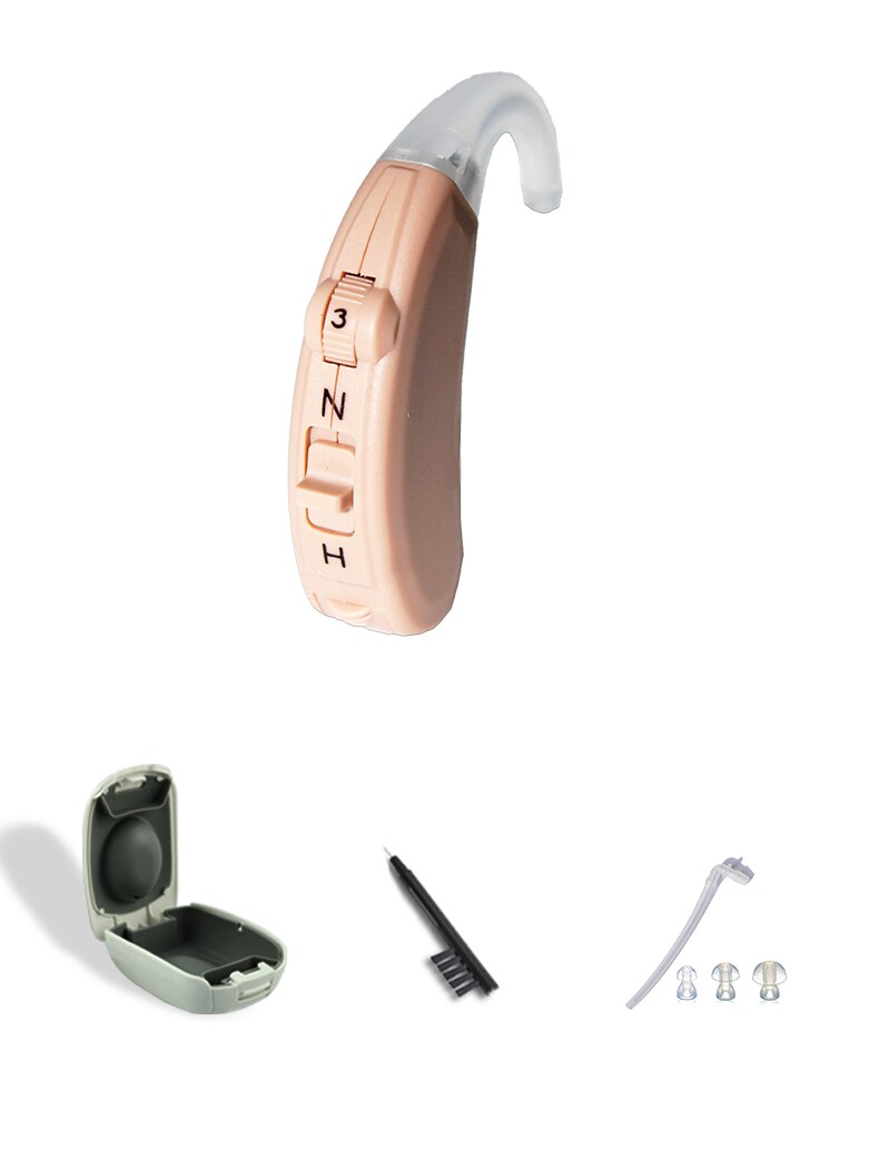 Hearing Aids Analog Mini BTE Portable Wireless Ear Sound Amplifier Enhancer Made in China