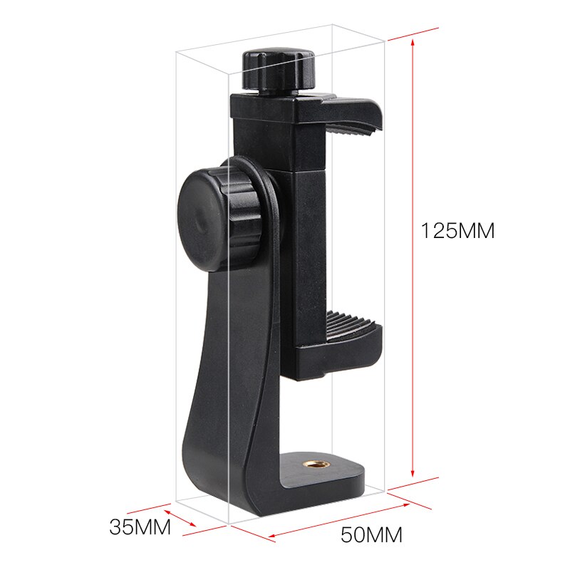 360 Graden Mobiele Telefoon Clip Compatibel Met Alle 1/4 Schroef Gsm Houder Statief Mount Desk Statief Adapter Voor Samsung Iphone