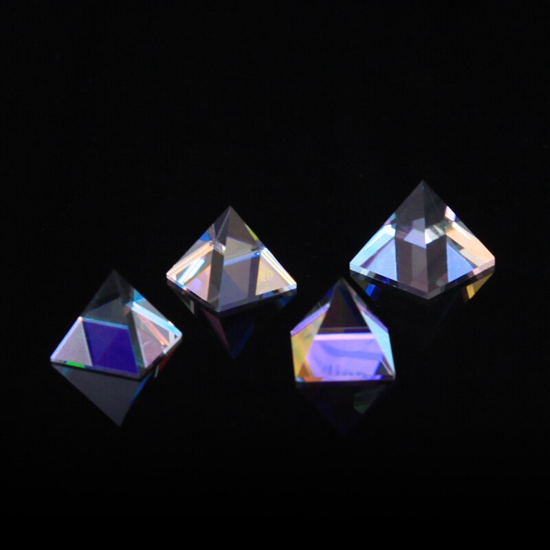 Color Pyramid Rainbow Optical Prism K9 Glass Crystal Decoration Crafts Photography