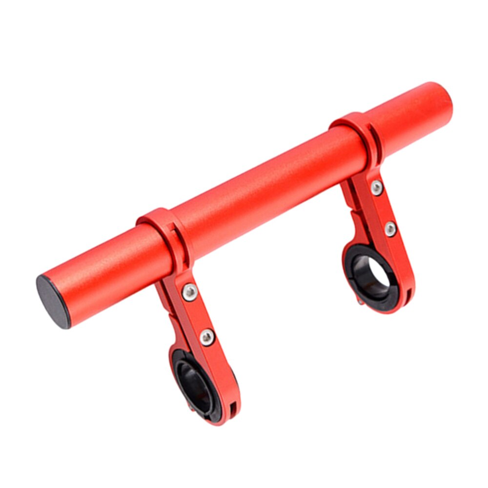 Road Cycling Bike Double Handlebar Extension Mount Aluminum Extender Holder Set Extender Mount Bracket Aluminum Alloy (Red)
