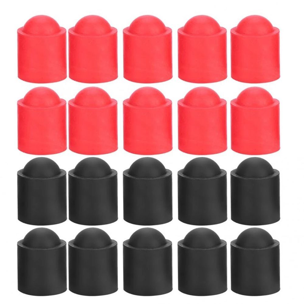 5Pcs Cue Tip Cover Cue Tip Cap Rubber Biljart Pool Cue Tips Biljart Signalen Stok Bescherming Cap Snooker Biljart accessoire