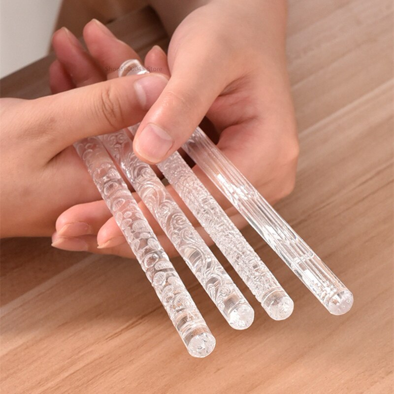 Sztuka ceramiczna druk akrylowy glina rolka przezroczysta rzeźbiona tekstura dokonywanie glina glina polimerowa płyta formowanie drukowanie narzędzia garncarskie