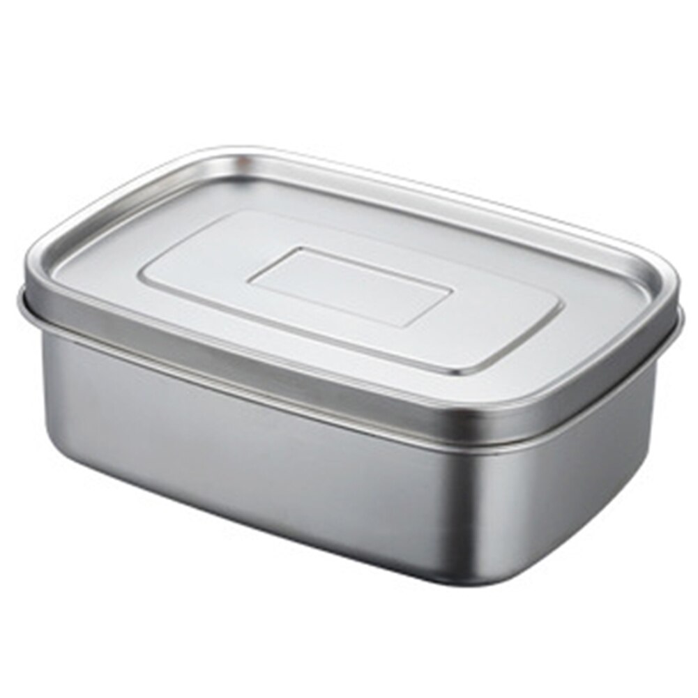Lunch Box For Kids Adults Stainless Steel Large Capacity Storage School Office Kitchen Sandwich Sealed Food Container Dinnerware