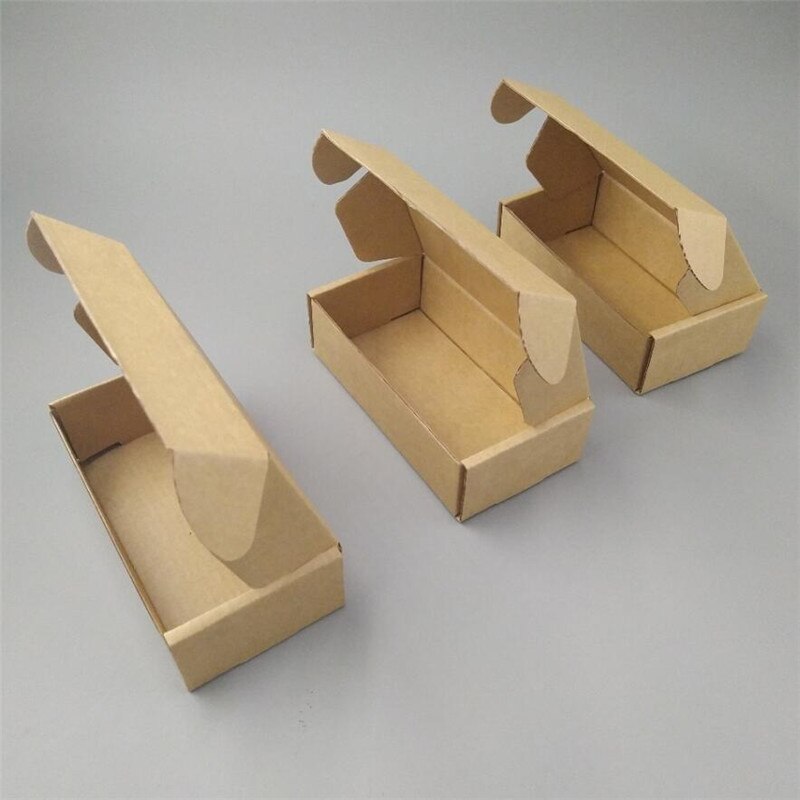 20*11*3cm brown color kraft paper packaging boxes for mailing Postal Box