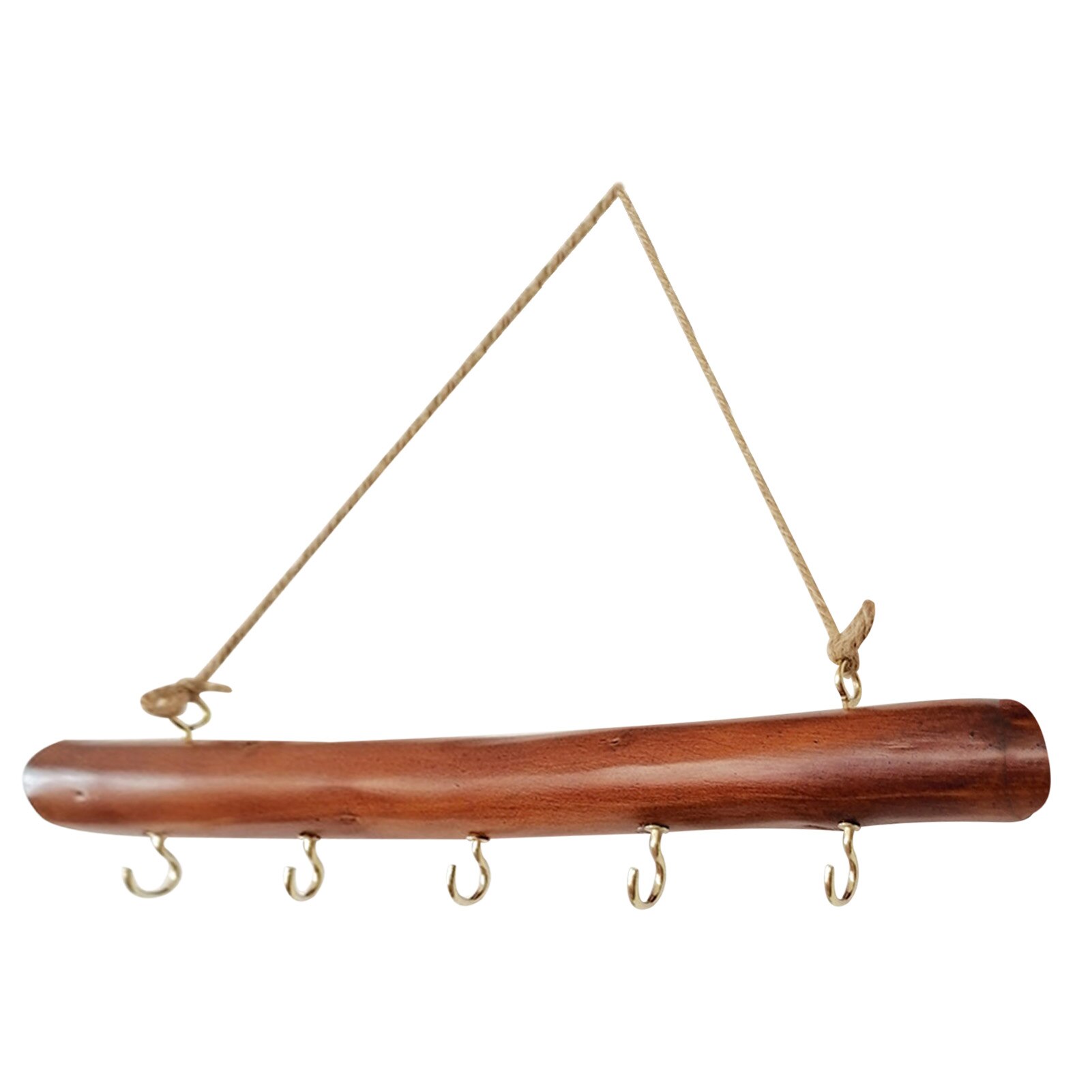 Solid Wooden Decorative Jewelry Hanger Retro Lacquer Hook Innovative Wall Hanging Storage Rack Natural Wood Crabstick