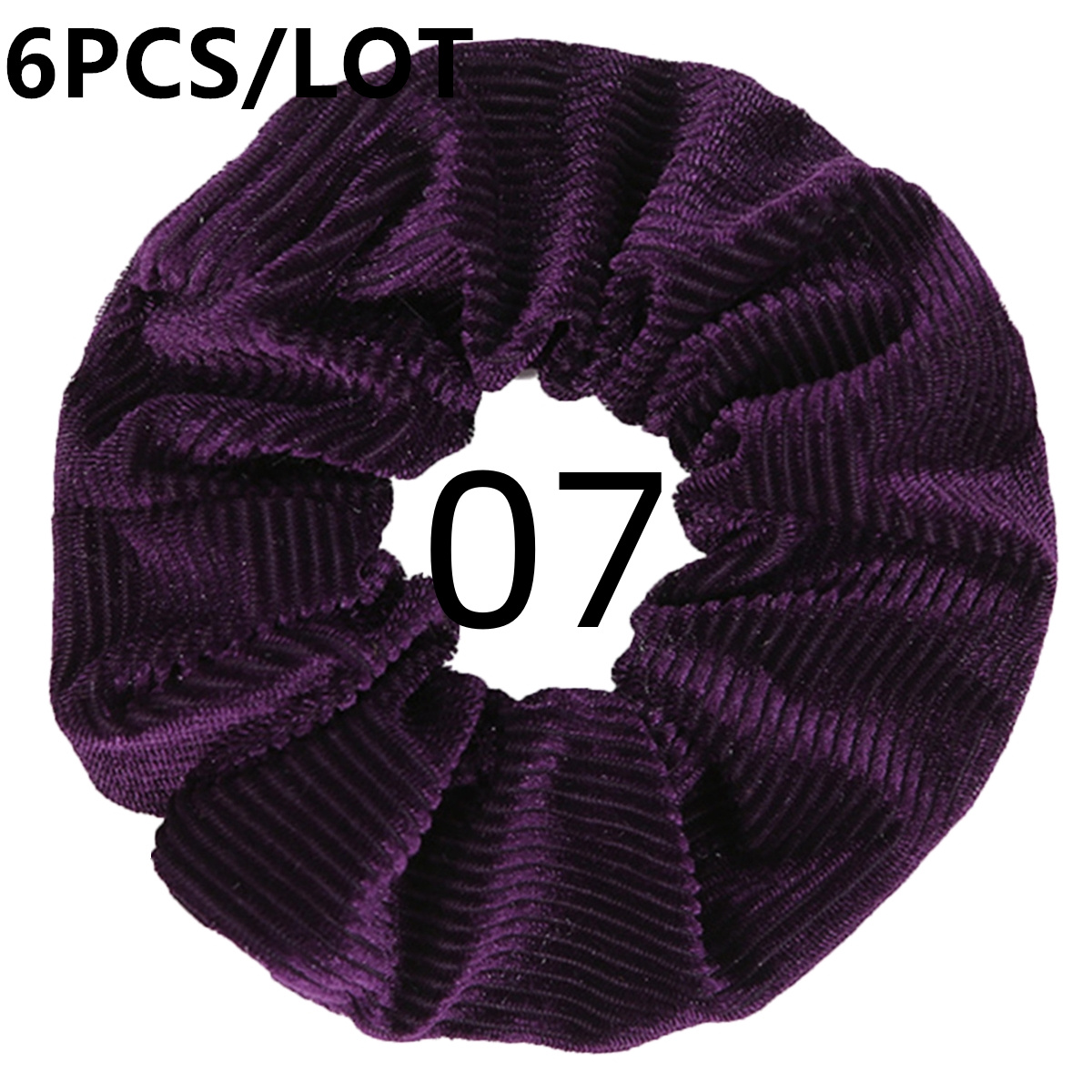 10/6 pçs veludo scrunchies elásticos de borracha mulheres meninas macio sólido headbands rabo de cavalo titular faixa de cabelo acessórios warmtie