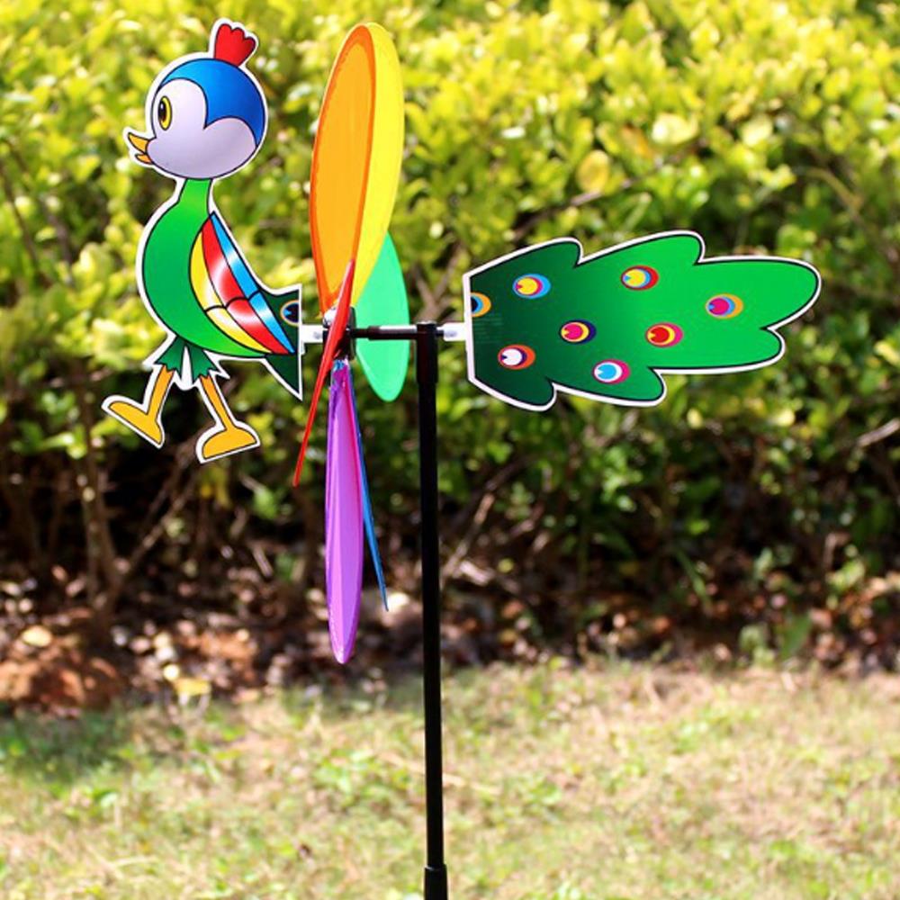 Plastic Wind Spinner Pinwheel Windmill Yard Insect Lawn Toy Outdoor 3D Beautiful