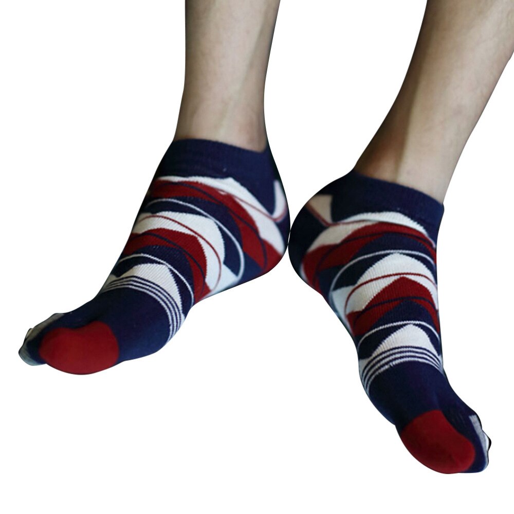 1 Paar Mannen Vrouwen Unisex Sokken Katoen Vijf Vingers Sokken Teen Sokken Mannen Accessoires 4 Kleuren
