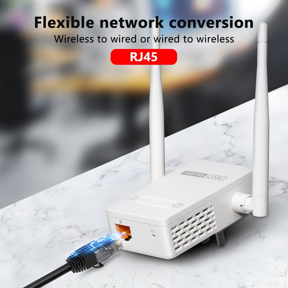 Edup 300Mbps Wifi Repeater Draadloze Extender 2 * 4dBi Highgain Antenne Wifi Router Wifi Signaalversterker Netwerk Conversie Router