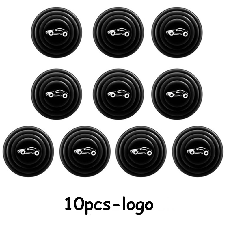 Guarnizioni antirumore muto ammortizzanti universali Protezione paraurti Adesivi protettivi per paraurti porta auto per auto camion SUV: marrone