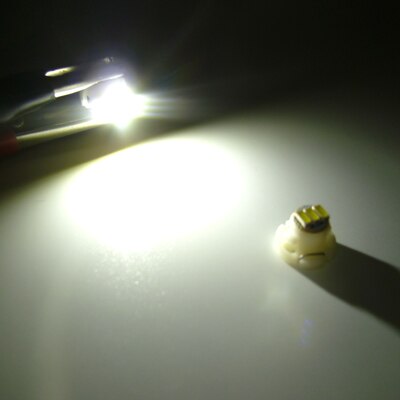 10x Neo Wedge Led T4.2 3014 SMD Instrument Panel Light A/C and Heater Control Panel Bulb for Volvo S60 S80 V70 XC70 XC90: White
