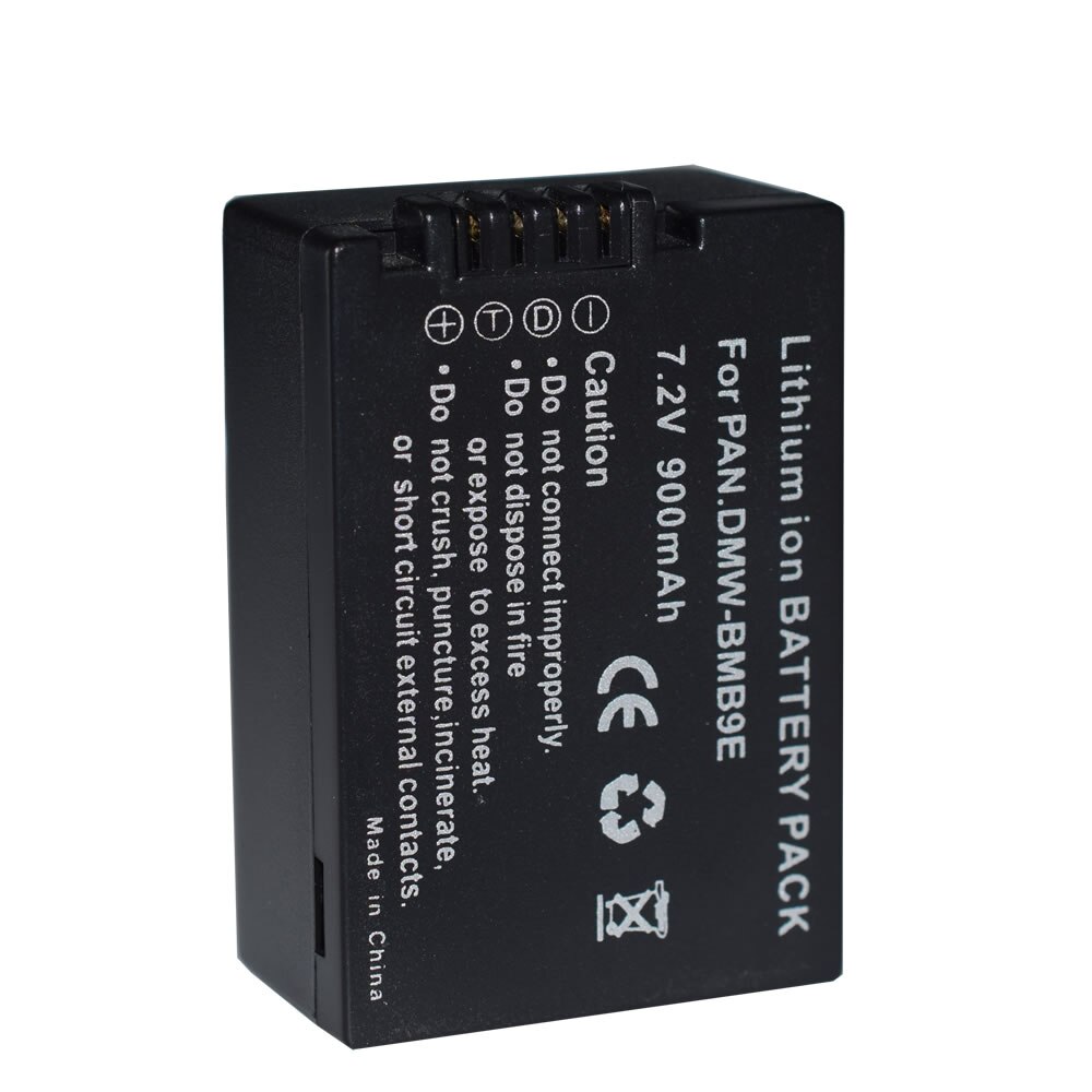 2x DMW-BMB9 BMB9GK BMB9PP Battery for Panasonic Lumix DC-FZ82 DCFZ80 DCFZ82