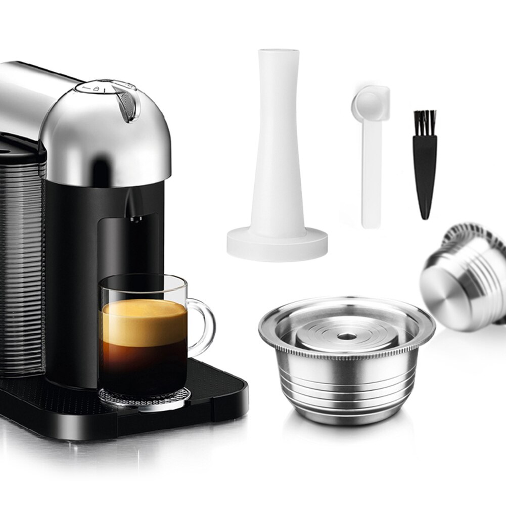 Reusable Solid Coffee Compactor Set Capsule Pod Cu... – Vicedeal