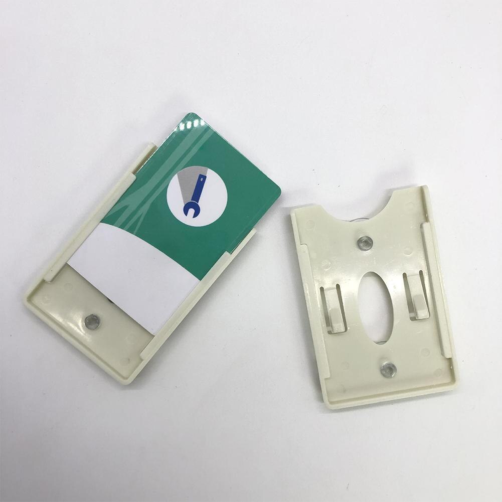 Transparante Auto Card Sleeve Id Ic Card Zuignap Houder Voorruit Parkeerplaats Kaarthouder Hittebestendig