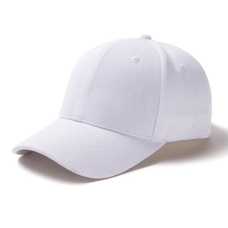 Licht Boord Effen Kleur Cap Mannen Cap Baseball Outdoor Zonnehoed Mode Mujer Rood