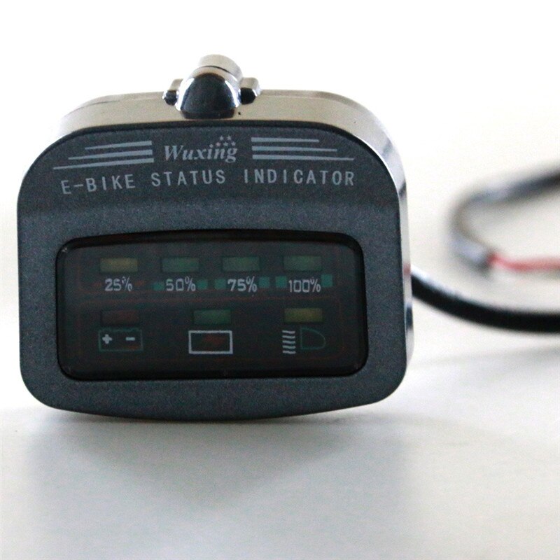 LED display 48V Battery Gauge Indicator Charging Coulombmeter With accessories For ATV Go Kart Quad Pitbike Electric E-Bike