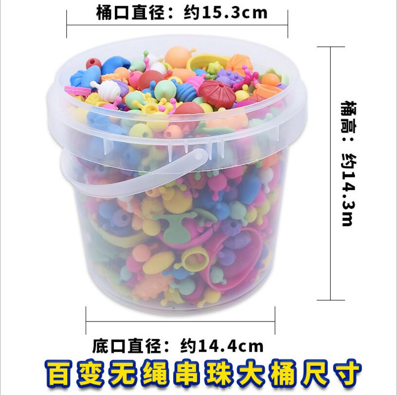 Pop Kralen Speelgoed Snap Samen Ketting En Armband Ambachten Sieraden Mode Kit Diy Educatief Kid 'S Speelgoed Craft Diy Sieraden speelgoed