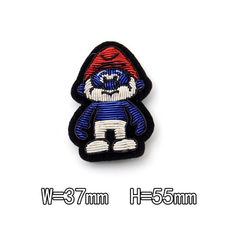 Indiase Zijde Hand Geborduurd Doek Sticker Broche Vrouwelijke Accessoires High-End Leuke Decoratieve Badge Corsage: 10