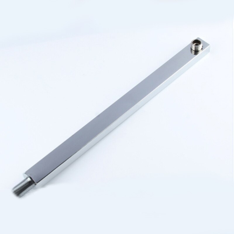 40Cm Douche Extension Arm Vierkante Douche Arm 304 Rvs Pijp Oppervlak Wandmontage Zilver Douche Extension Arm