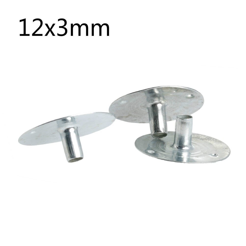 200Stck docht eisen blatt kerze docht metall Halfter, verwendet zu machen kerze 12,5*2,5mm