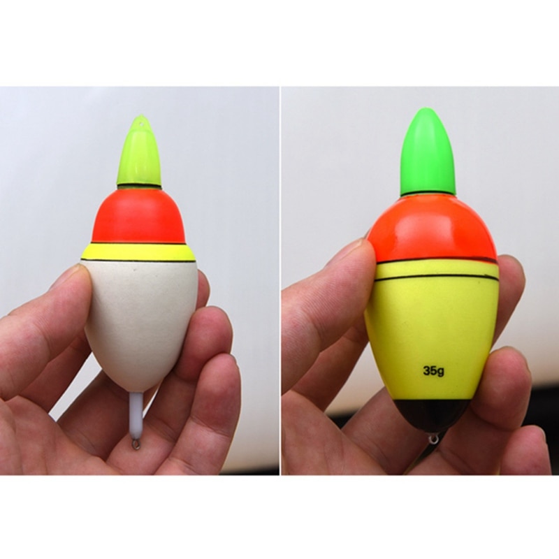 20/30/35/40g LED Luminous Fishing Float Saltwater Sea Rock Plastic Fishing Floats Luminous Buoys Fishing Accessories