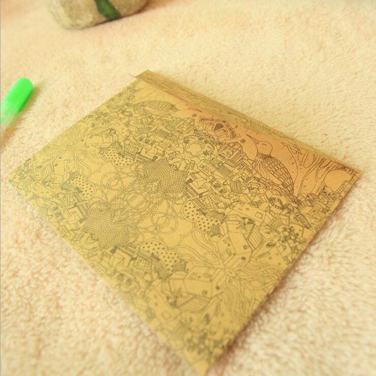 10pcs/lot Vintage print pattern kraft paper DIY envelope set Fancy envelopes Kawaii stationary