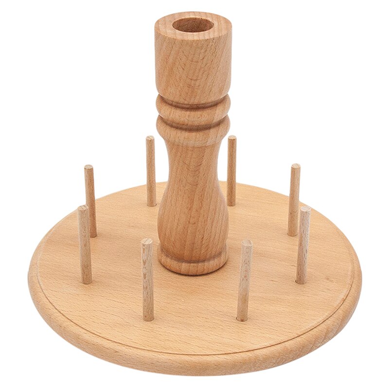 8-axis Home Type Solid Wood Shelf Spool Storage Ra... – Grandado