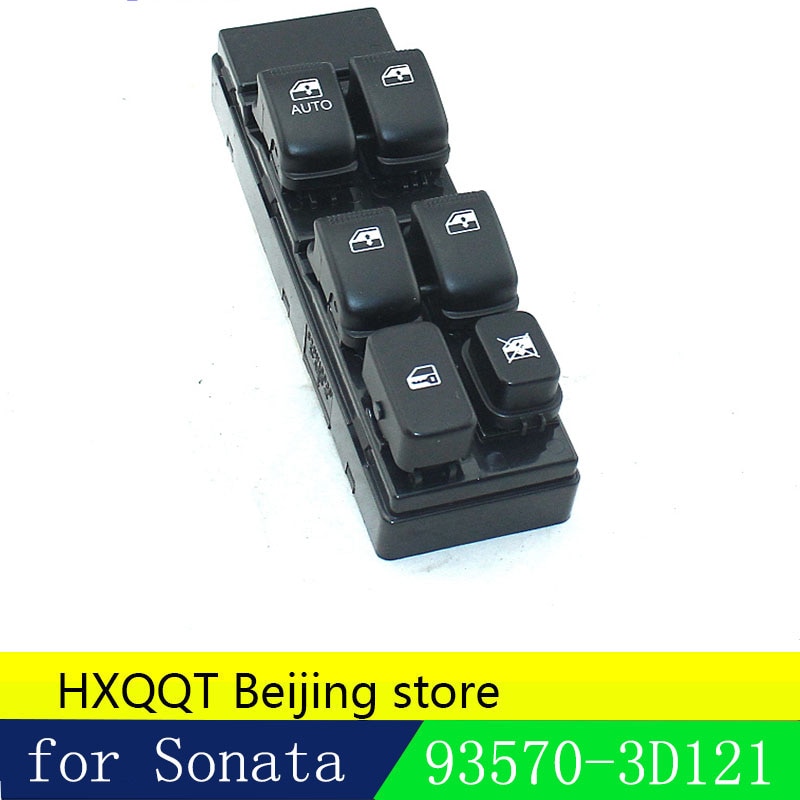 Power Window Master Door Lock Main Control Switch Left 93570-3D121 935703D121 Fit for Hyundai Sonata GLX LX GLS 4-Door