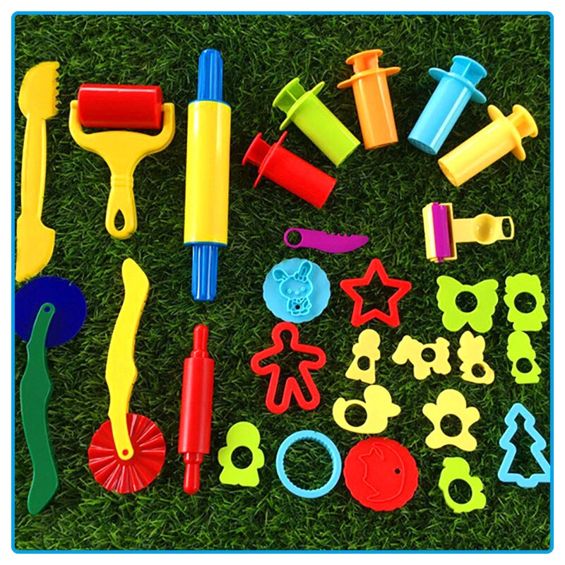 DIY Slimes Play Dough Tools Accessories Plasticine Dinosaur Animal Model Clay Kits Soft Clay Cut Sets Toys for Children: Kids Toys C