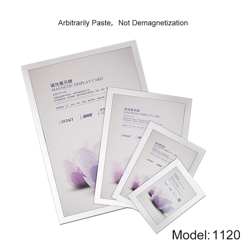 Sviao A4 Zelfklevende Magnetische Frame Wall Mounted Pvc Poster Display Board Foto Frame Teken Houder