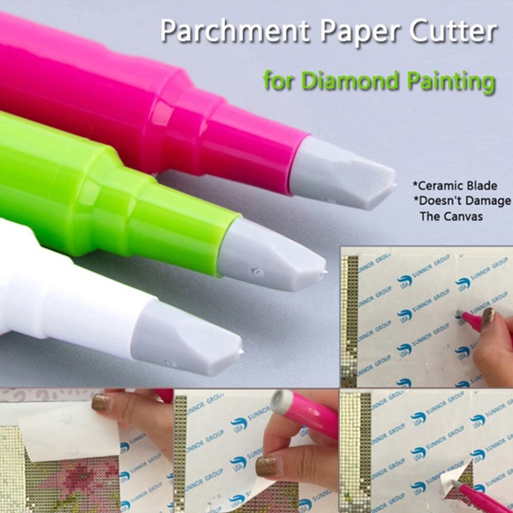 Diamond Painting Paper Cutter Ceramic Paper Cutter Pen Blade To Cut The Cover Perfectly Painting with Diamonds Tools Accessories
