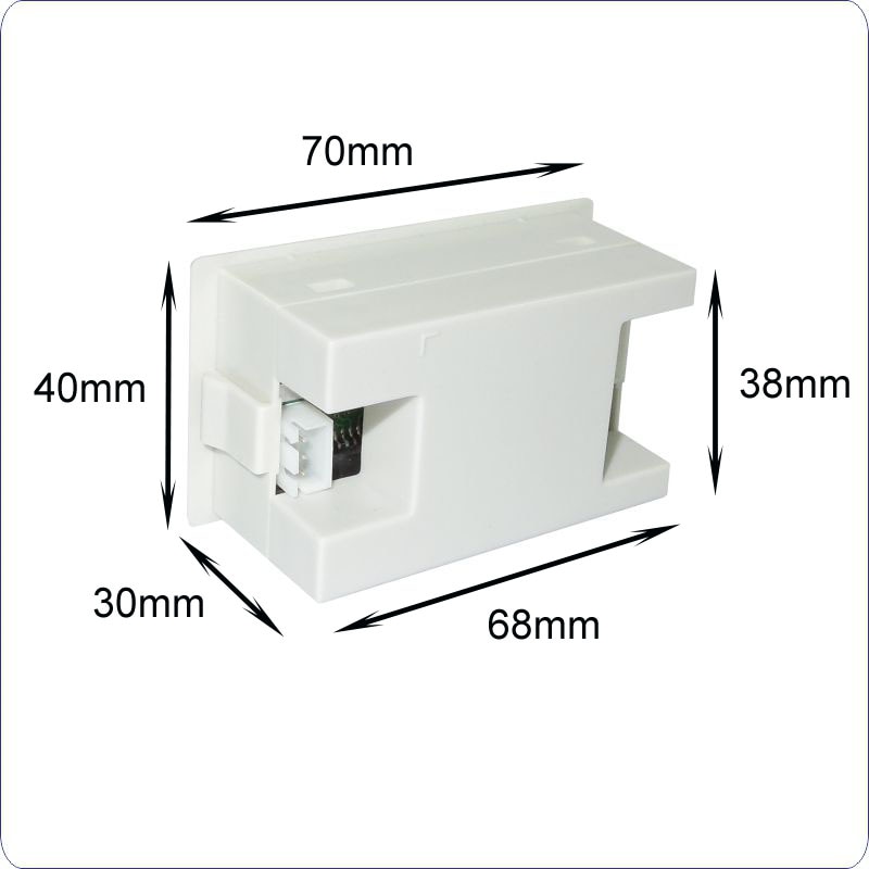 DC 200A Include Shunt Isolated Voltmeter Ammeter DC 100V 300V 600V Volt Amp Panel Meter Voltmetre Isolated Power Supply DC8-18V