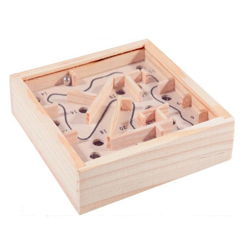 Reizen Houten Doolhof Denken Training Vierkante Intelligentie Board Game Kind Ontwikkeling Kinderen Speelgoed Educatief Ambachten