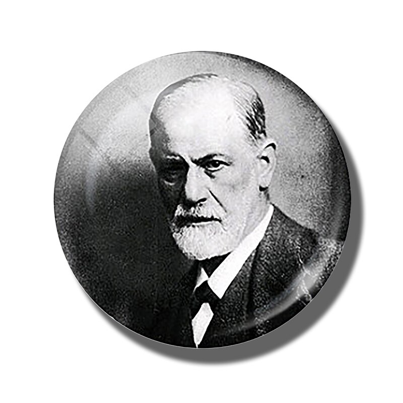 Sigmund Freud 30MM Fridge Magnet Psychoanalysis Famous Glass Cabochon Magnetic Refrigerator Stickers Note Holder Home Decoration