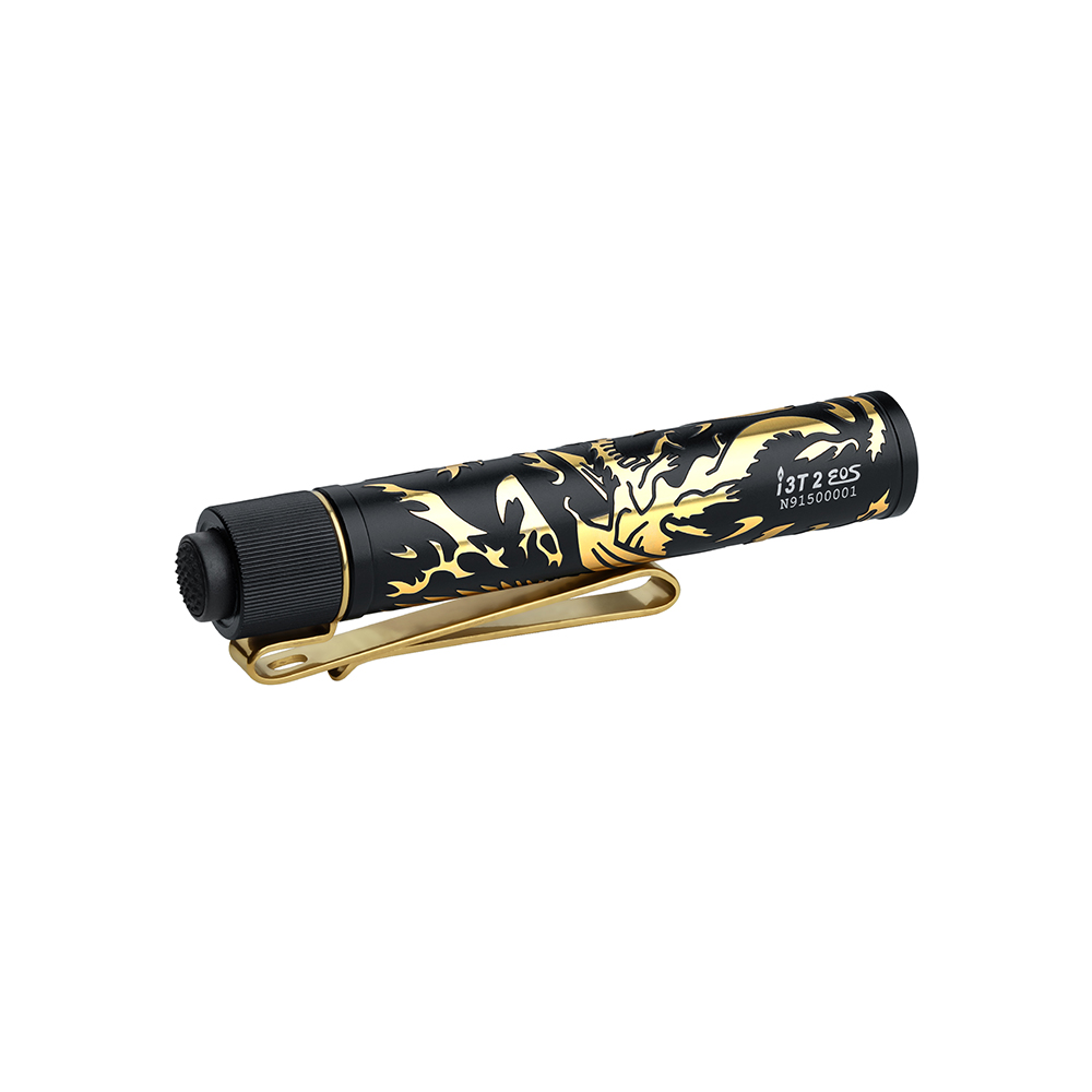 Olight  i3t 2 eos lille edc lommelygte 200 lumen med aaa-batteri - od grøn: Grøn