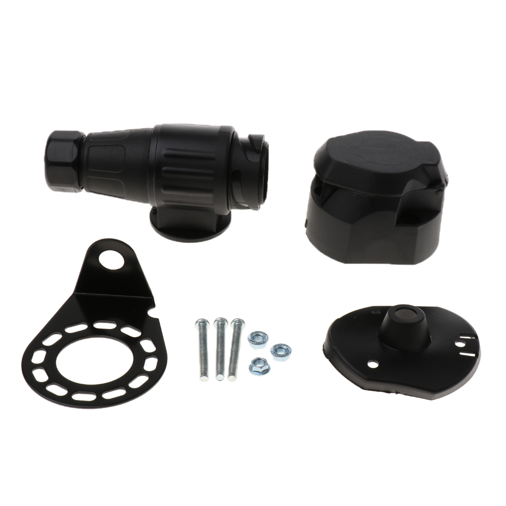 13 Pin Trailer Caravan Plug Socket Set Adapter Connector Conversion Kit
