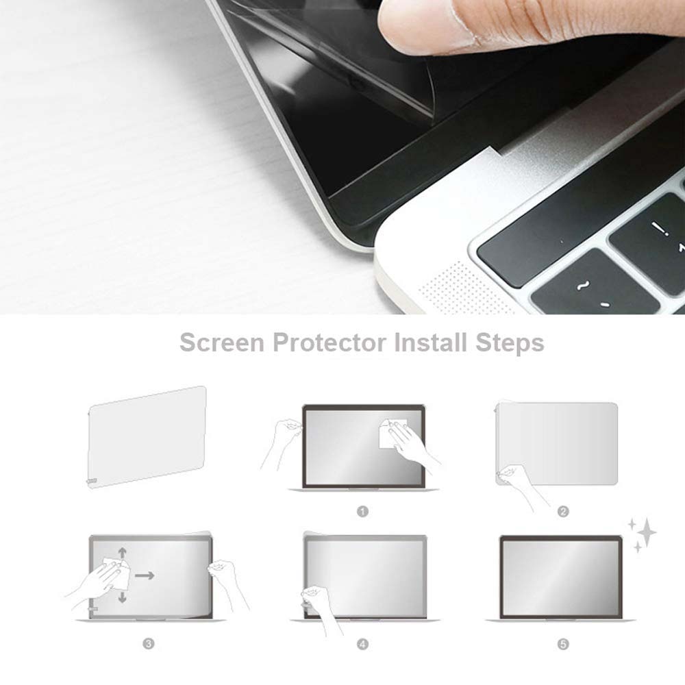KK & LL Voor Apple Macbook Pro 13 A1278 (met CD-ROM) crystal Clear Lcd Guard Film Screen film Protector