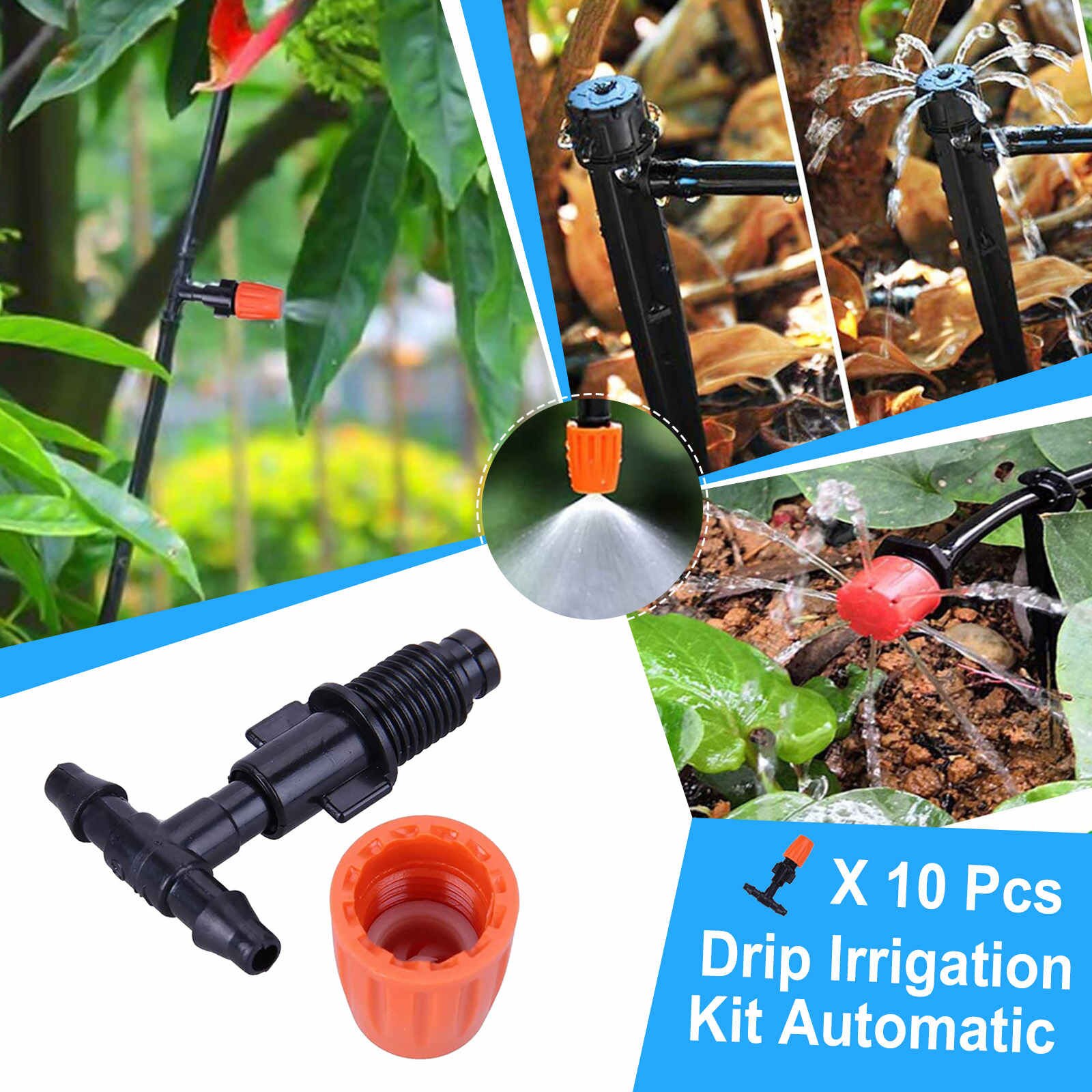 5PCS Drip Irrigation Kit Automatic Watering System Adjustable Sprinkler Household Auto Drip Irrigation Watering System Waterer