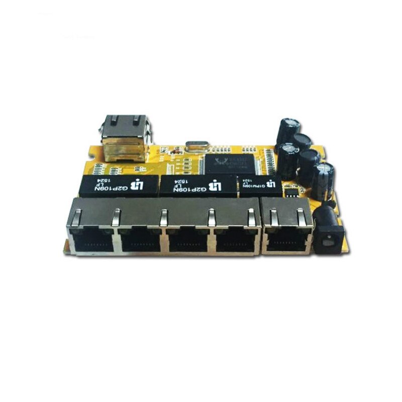OEM/ODM PCBA Industrielle schalter modulee5 Hafen 10/100/100 0M unmanaged ethernet netzwerk schalten ethernet Hub verwaltet poe schalter