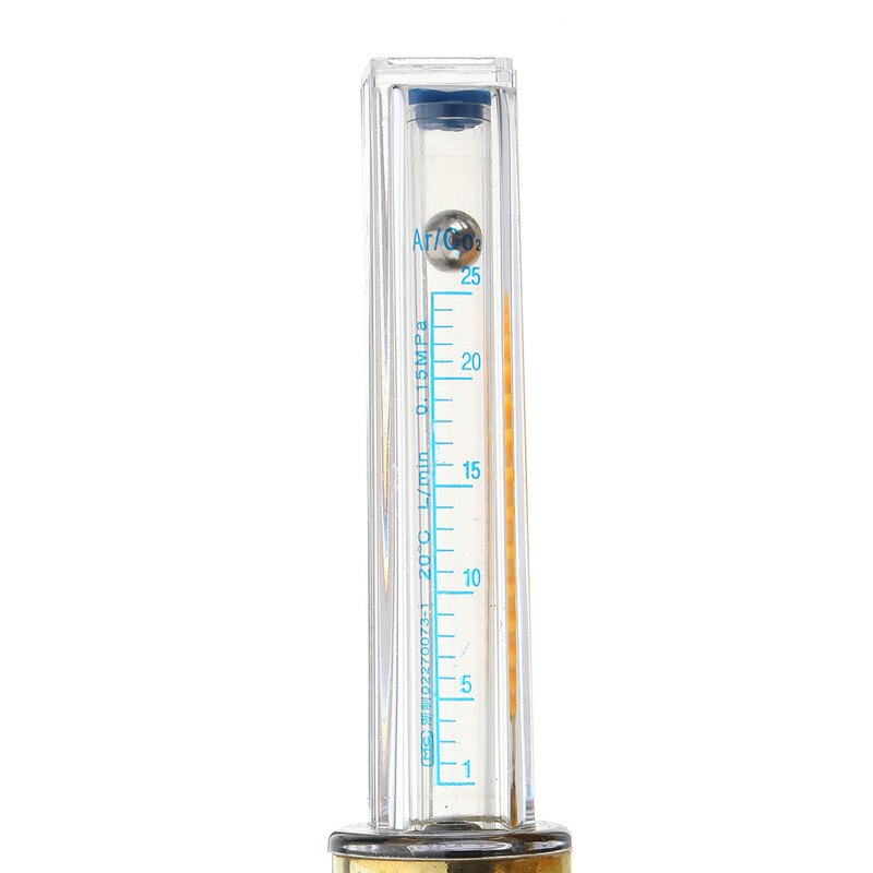 G5/8 "0-25Mpa argón CO2 Mig Tig medidor de flujo de Gas regulador caudalímetro soldadura medidor argón regulador de presión reductor