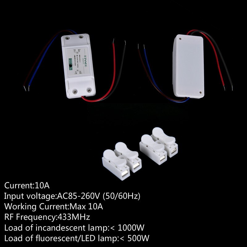 220V 1Gang APP Wifi Light Switch Wireless Remote Domotica Smart Home Lamps Control Relay Module For Alexa