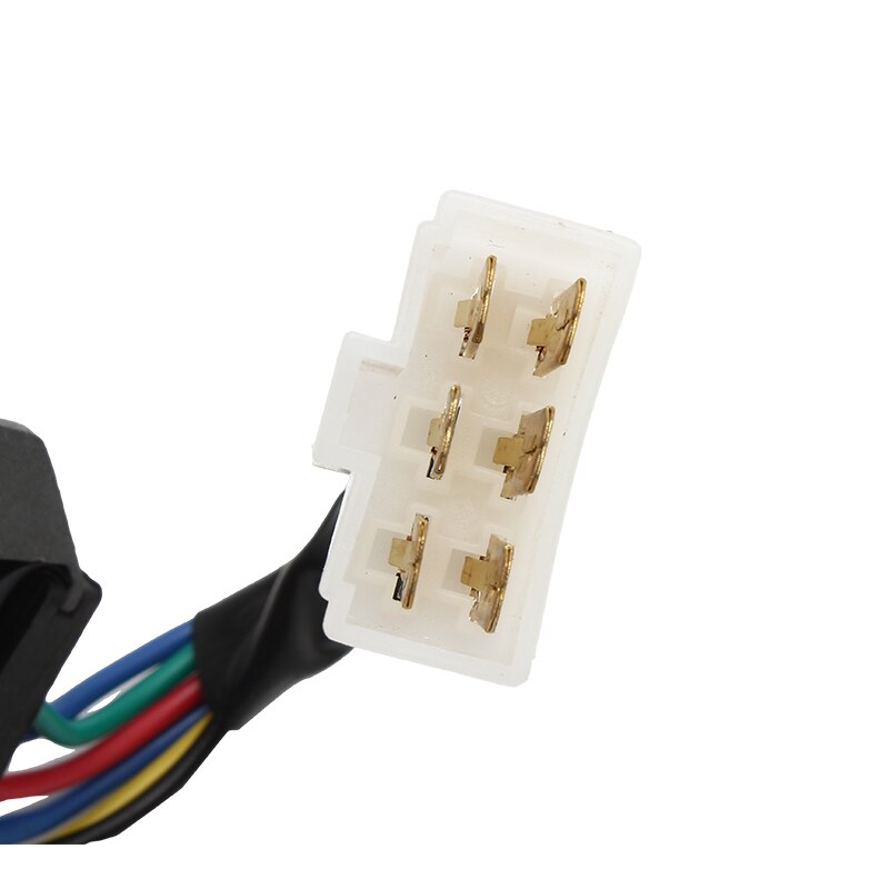Spændingsregulator ensretter motorcykel tænding til kubota & græshoppe  rs5101 rs5155 6 wire metal sort  dc 12v tilbehør