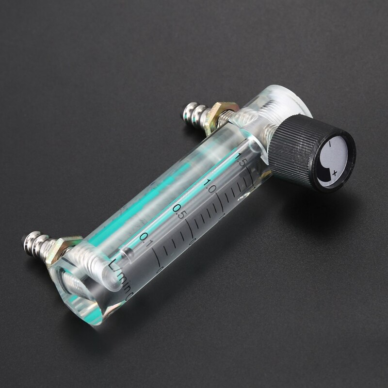 0.1-1.5LPM 1.5L Zuurstof Flowmeter Flowmeter Met Regelklep Voor Zuurstof Lucht Gas