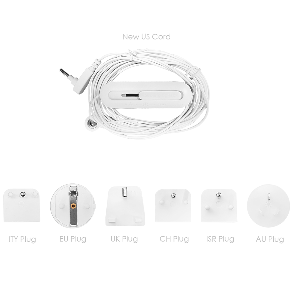 Earthing Socket plug with grounding cord for Earthing sheet / pillow case / earthing mat