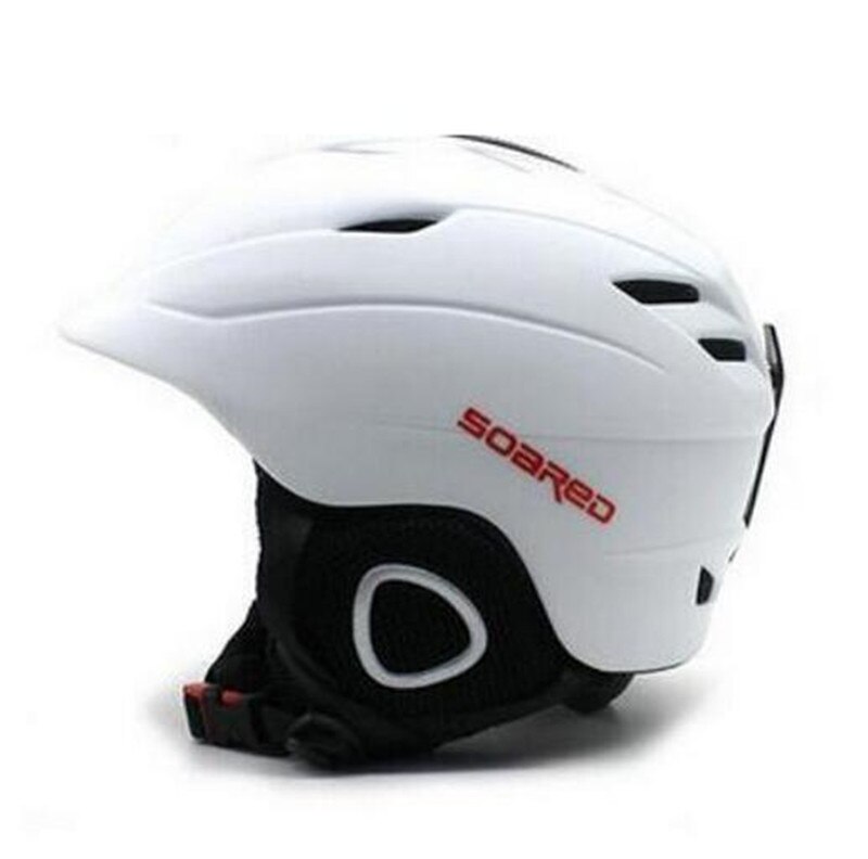 Steeg Ski Helm Integraal-Gegoten Skiën Helmen Veiligheid Beschermen Volwassen Kids Thermische Ultralight Snowboard Skateboard Hoofd Slijtage: WHITE / XL