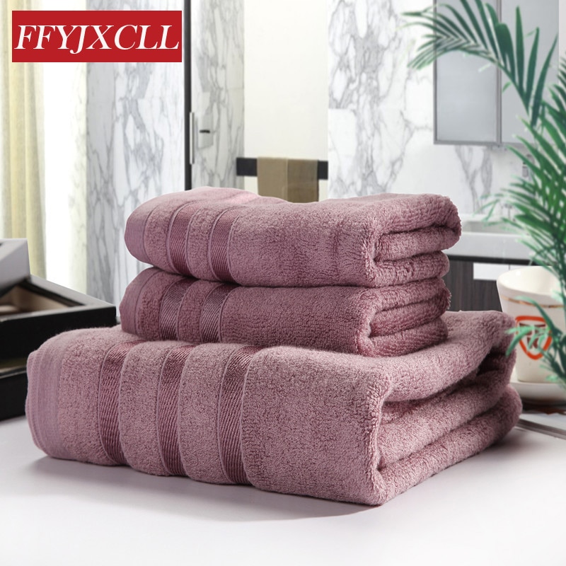 100% Bamboevezel Bad Strandlaken Sets Voor Volwassenen/3Pcs Gezicht Fiber Handdoeken Badkamer 35Cm * 75Cm * 2P 70Cm * 140Cm * 1P T0035