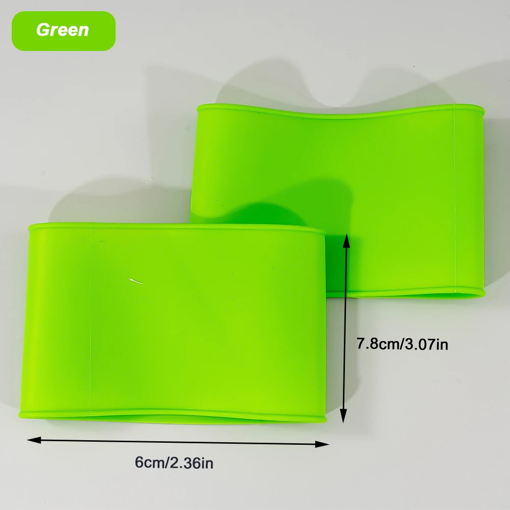 2 pezzi di cinturini per parastinchi da calcio, supporto per parastinchi in silicone, pratica fascia per parastinchi per calcio, corsa, ciclismo, sport: nero