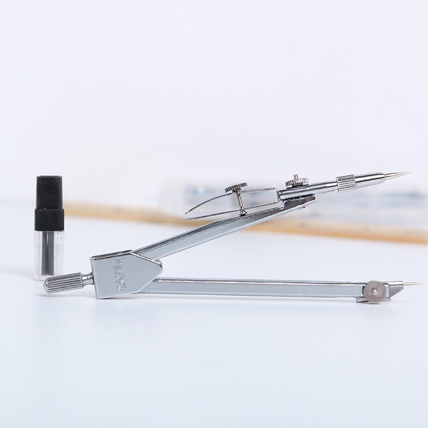 1 PC Drafting Tools Drawing Math Compass Set With Pencil Lead Drawing Instruments Math School Supplies