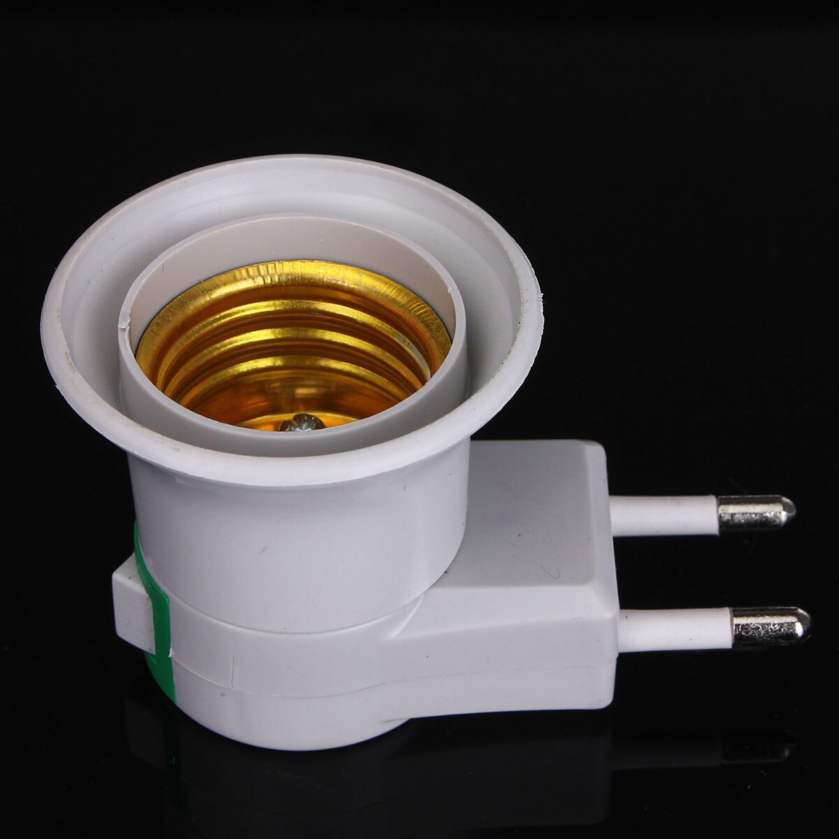 Jiguoor EU/ONS Lampvoet E27 LED Light Man Socket Type Plug Adapter Converter voor Bulb Lamp Houder met AAN/UIT Knop