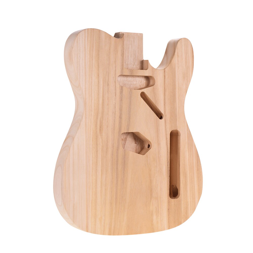 Muslady TL-T02 non fini guitare électrique corps sycomore bois blanc guitare baril pour télé Style guitares électriques bricolage pièces: Default Title